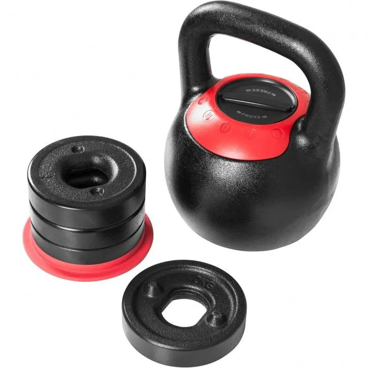 Kettlebell verstellbar 8 kg - 16 kg oder 16 kg bis 24kg