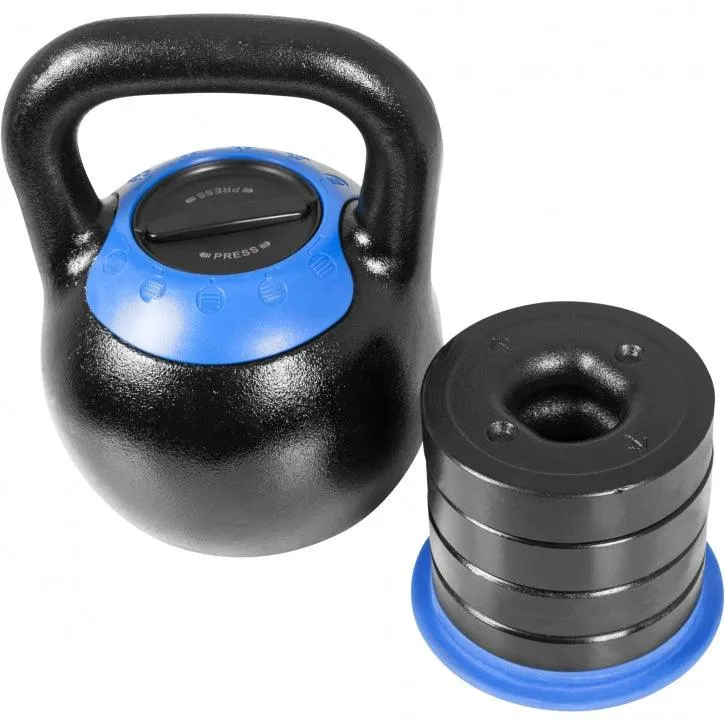 Kettlebell verstellbar 8 kg - 16 kg oder 16 kg bis 24kg