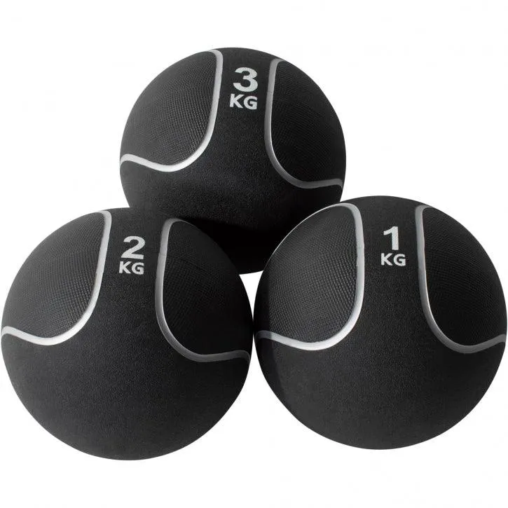 Medizinball Schwarz/Silber 1-10 KG