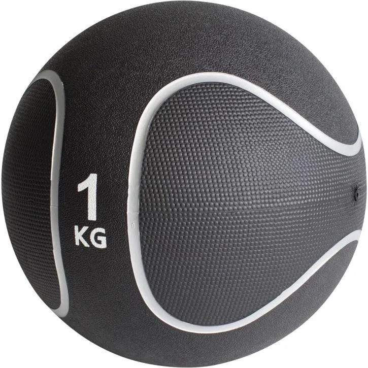 Medizinball Schwarz/Silber 1-10 KG