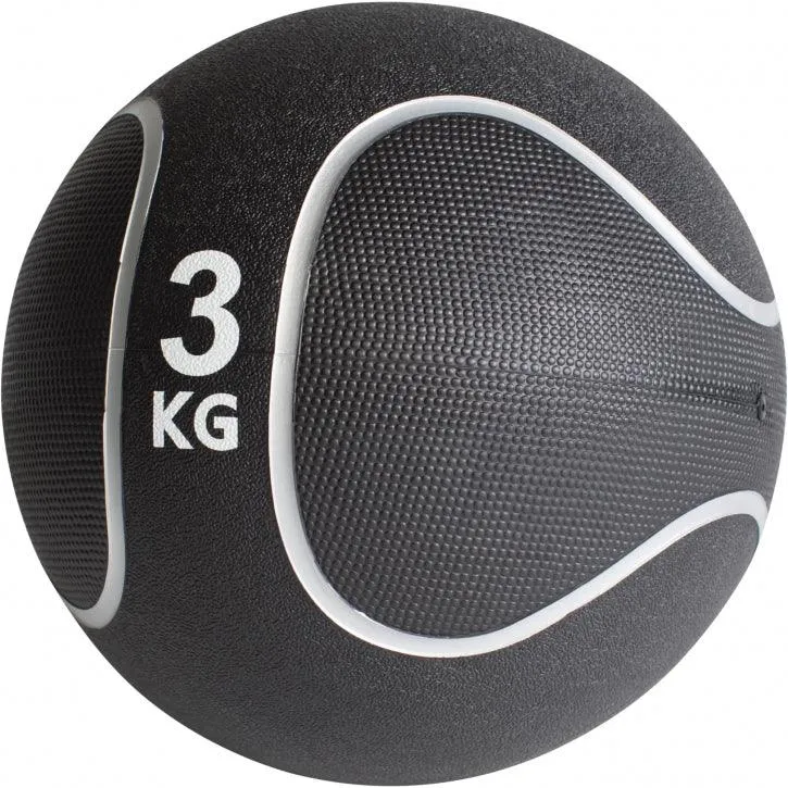 Medizinball Schwarz/Silber 1-10 KG