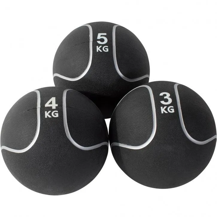 Medizinball Schwarz/Silber 1-10 KG