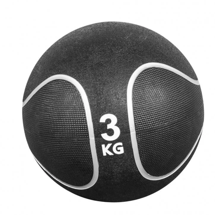 Medizinball Schwarz/Silber 1-10 KG