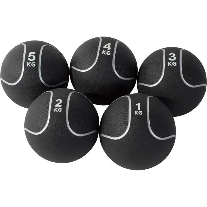 Medizinball Schwarz/Silber 1-10 KG
