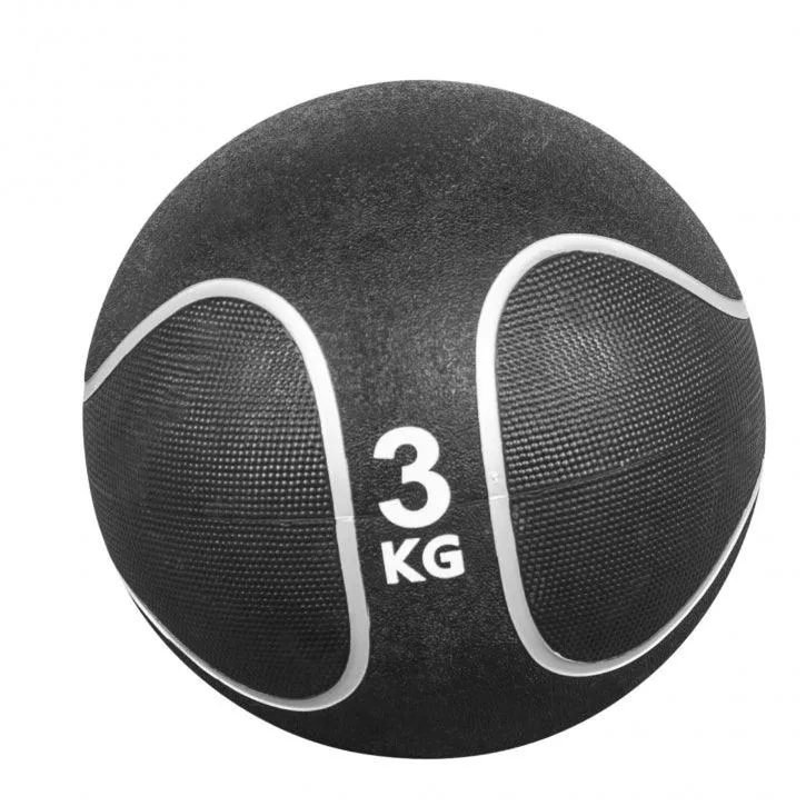 Medizinball Schwarz/Silber 1-10 KG