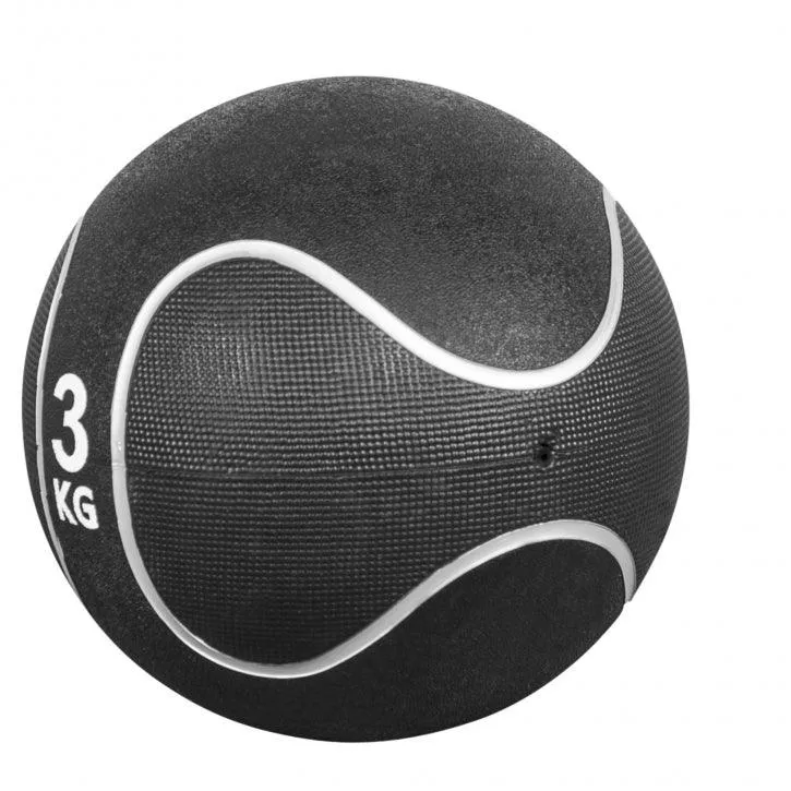 Medizinball Schwarz/Silber 1-10 KG