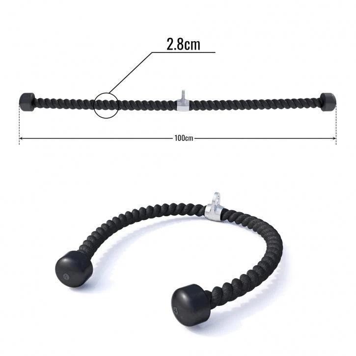 Nylon Trizep-Tau / Seil inkl. Drehgelenk