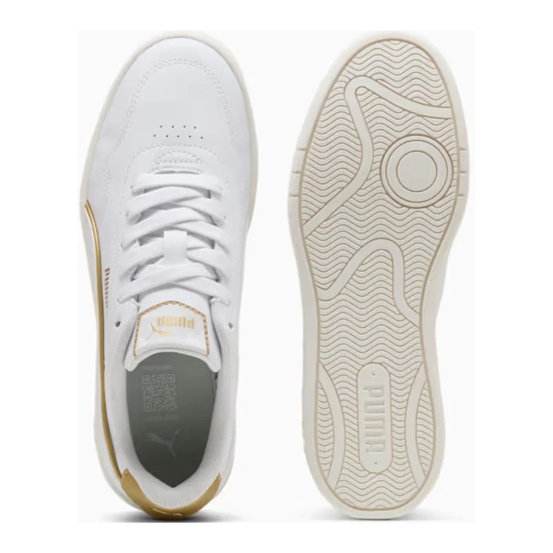 Puma Tenis Court Lally Day Night Blanco/Dorado, para Mujer
