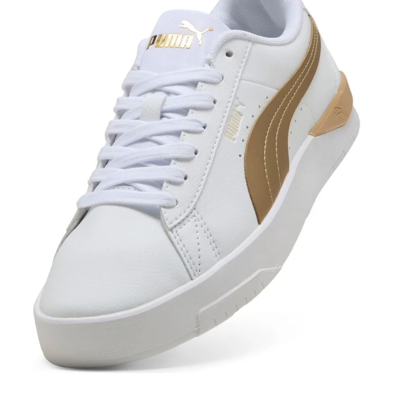 Puma Tenis Jada Classic Aqua Metalic Blanco/Dorado, para Mujer