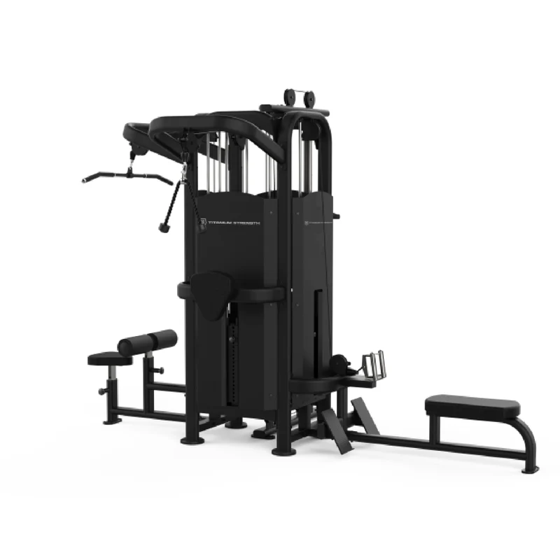 Titanium Strength 4 Stationen Kabelzug Black Edition