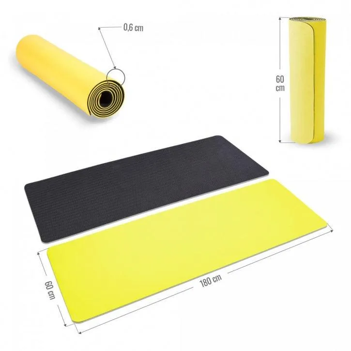 TPE Yogamatte verschiedene Farben
