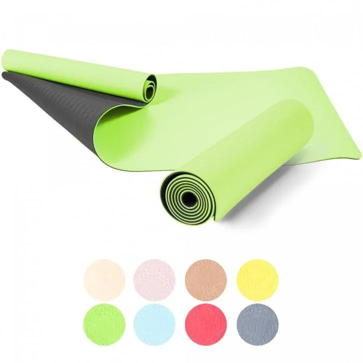 TPE Yogamatte verschiedene Farben
