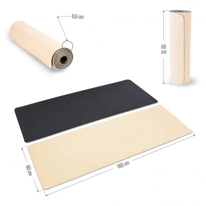 TPE Yogamatte verschiedene Farben