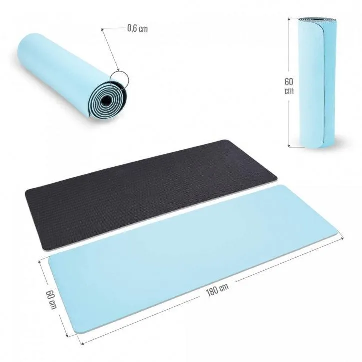 TPE Yogamatte verschiedene Farben