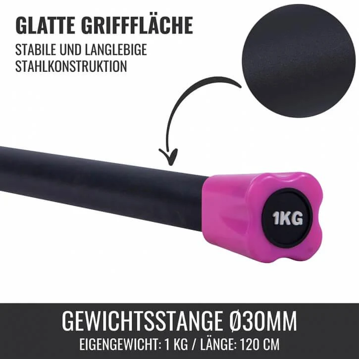 Gewichtsstange Aerobic 1 - 10 KG