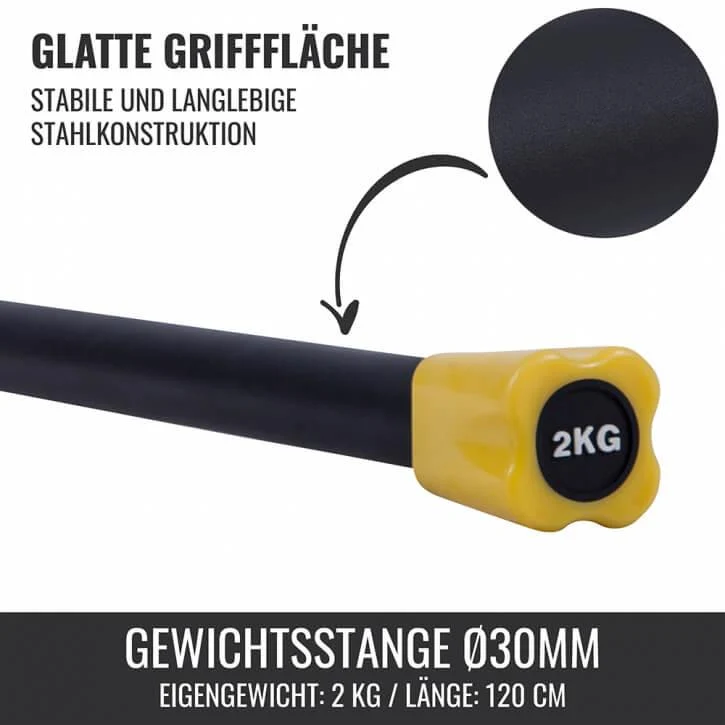 Gewichtsstange Aerobic 1 - 10 KG