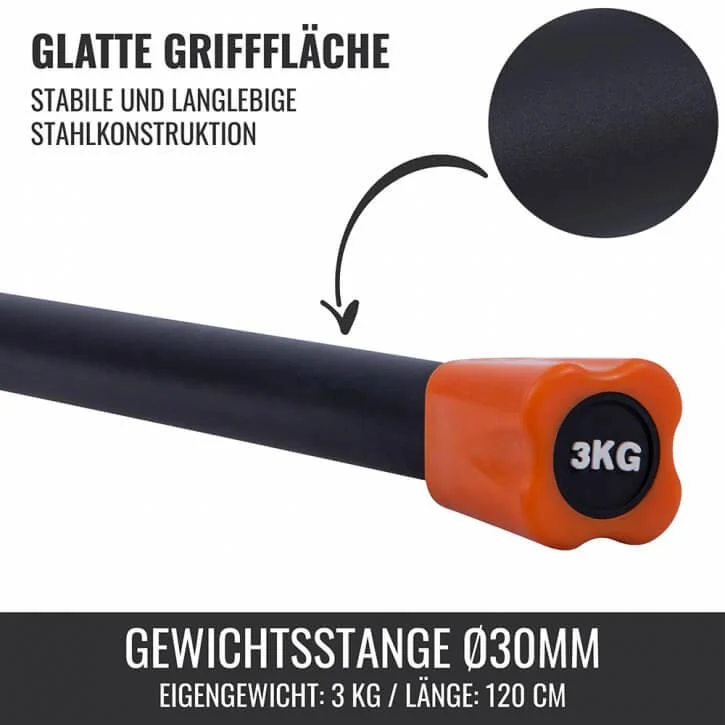 Gewichtsstange Aerobic 1 - 10 KG