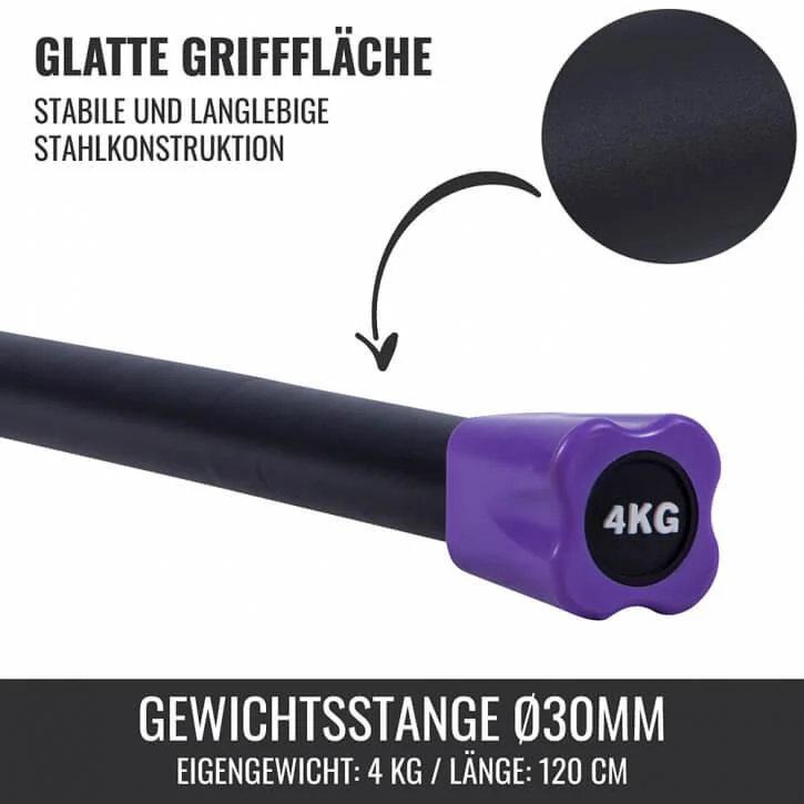 Gewichtsstange Aerobic 1 - 10 KG