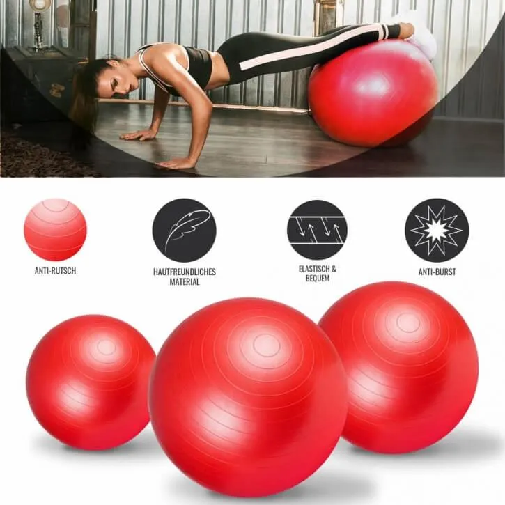 Gymnastikball Fitness Sitzball ⌀75 cm