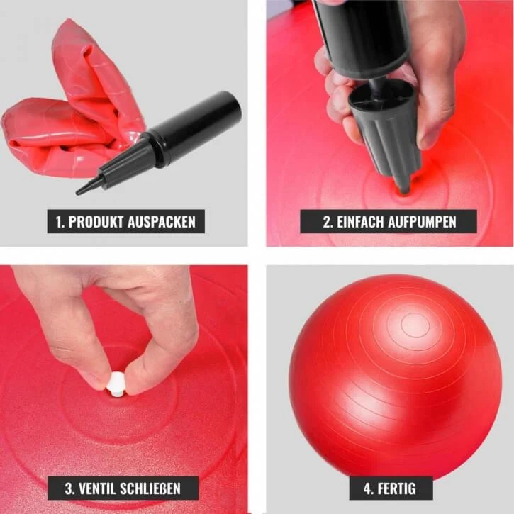 Gymnastikball Fitness Sitzball ⌀75 cm