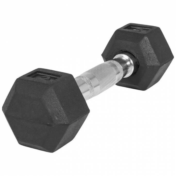 Hexagon Gummi Studio Hantel 2-50 KG
