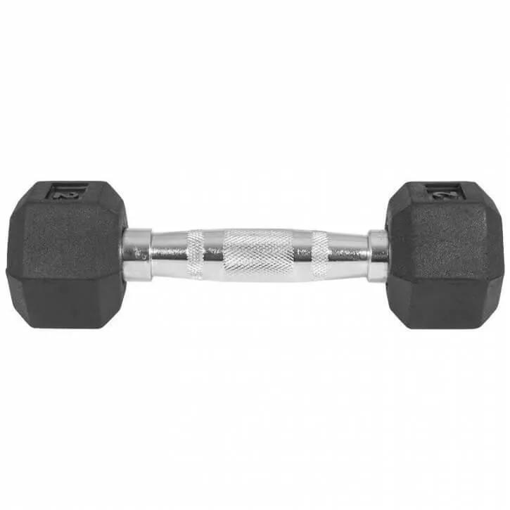 Hexagon Gummi Studio Hantel 2-50 KG