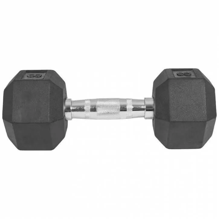 Hexagon Gummi Studio Hantel 2-50 KG