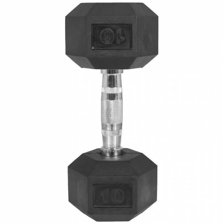 Hexagon Gummi Studio Hantel 2-50 KG