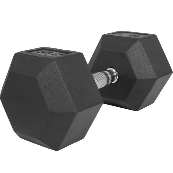 Hexagon Gummi Studio Hantel 2-50 KG