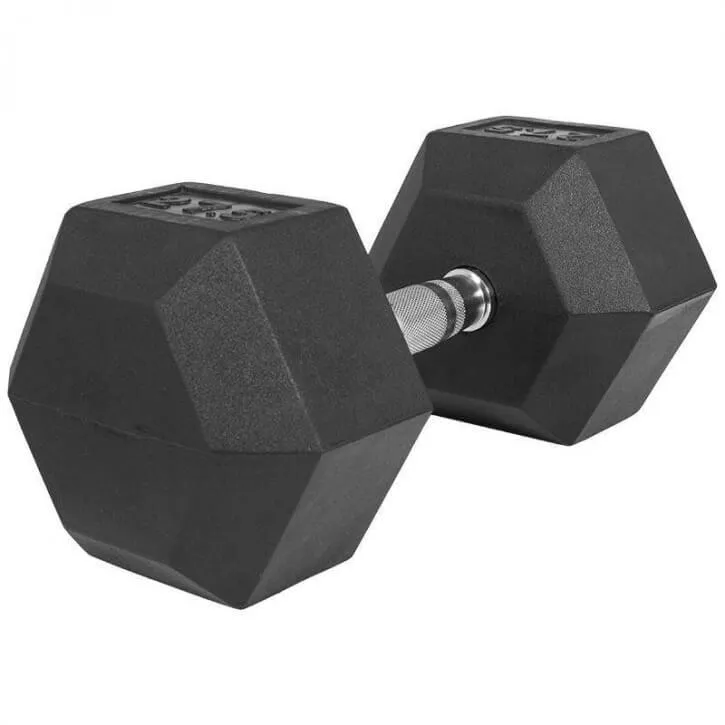 Hexagon Gummi Studio Hantel 2-50 KG