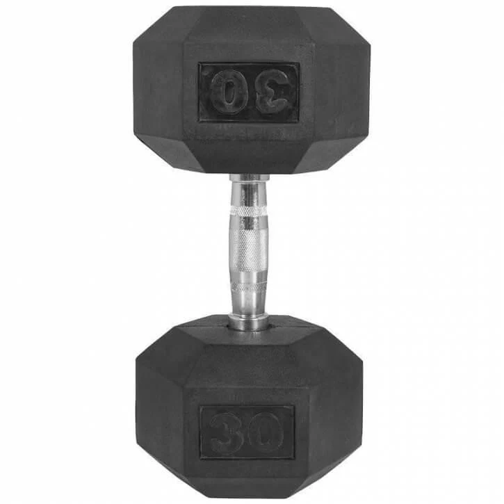 Hexagon Gummi Studio Hantel 2-50 KG