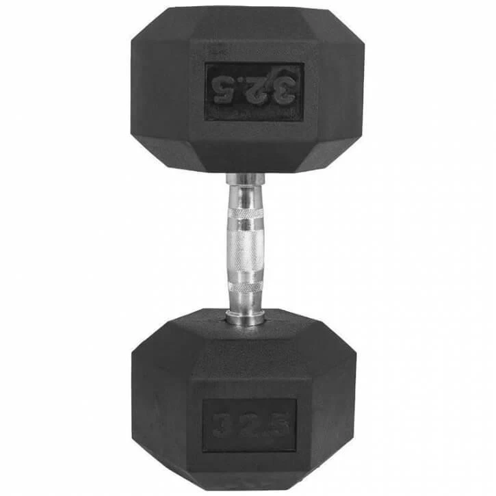 Hexagon Gummi Studio Hantel 2-50 KG
