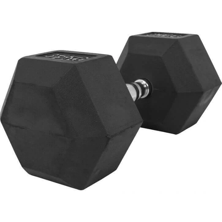 Hexagon Gummi Studio Hantel 2-50 KG