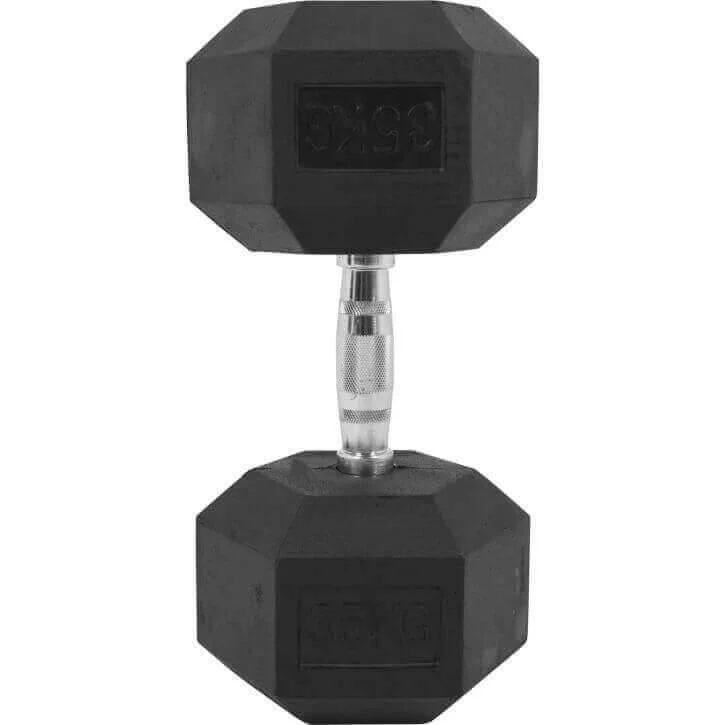 Hexagon Gummi Studio Hantel 2-50 KG