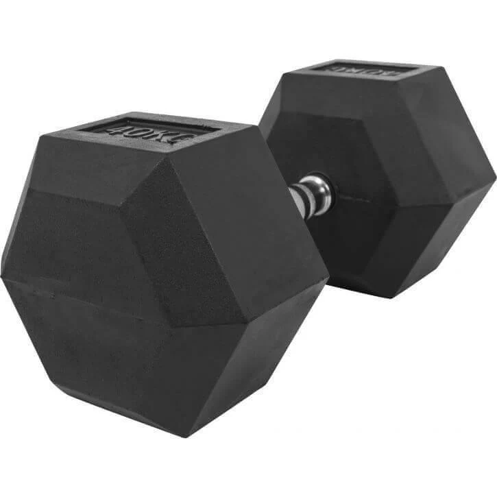 Hexagon Gummi Studio Hantel 2-50 KG