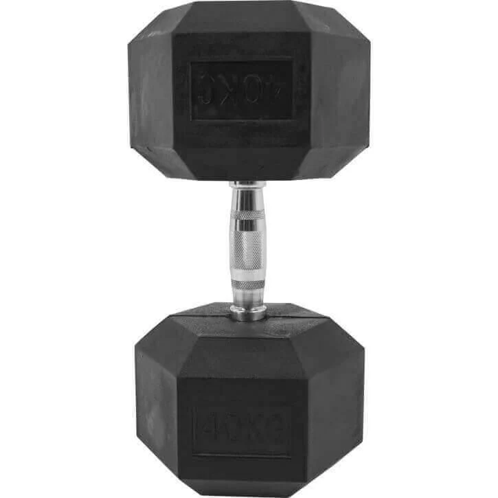 Hexagon Gummi Studio Hantel 2-50 KG