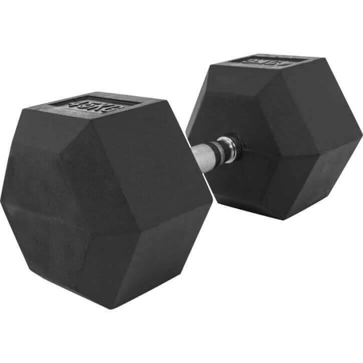 Hexagon Gummi Studio Hantel 2-50 KG