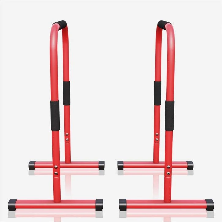 Push Up Stand Dip Barren Schwarz/Rot/Blau