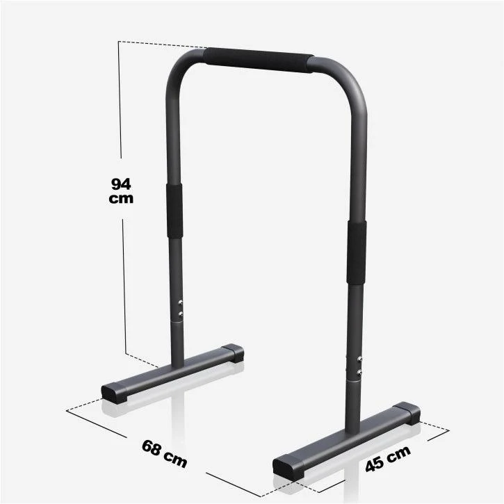 Push Up Stand Dip Barren Schwarz/Rot/Blau