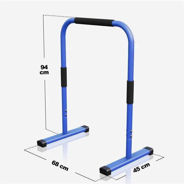 Push Up Stand Dip Barren Schwarz/Rot/Blau