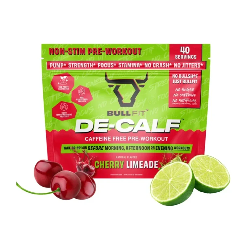 Bull Fit Suplemento Deportivo De-Calf Pre-Workout, 40 Porciones