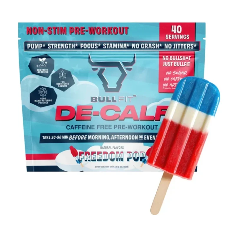 Bull Fit Suplemento Deportivo De-Calf Pre-Workout, 40 Porciones