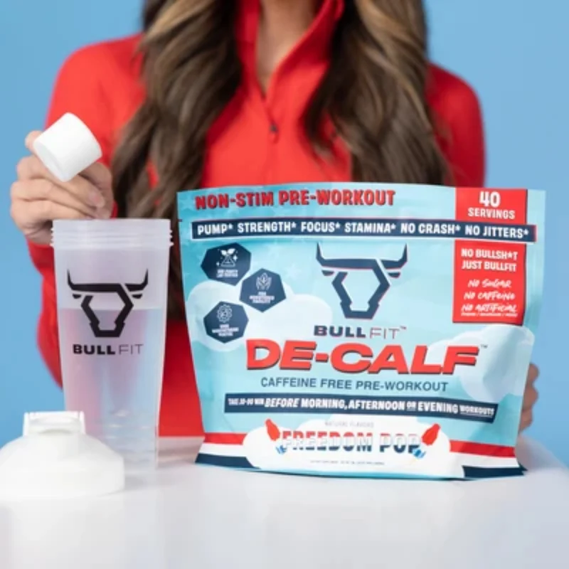 Bull Fit Suplemento Deportivo De-Calf Pre-Workout, 40 Porciones