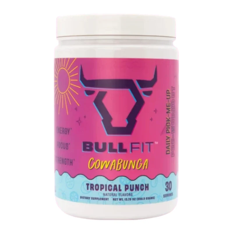 Bull Fit Suplemento Deportivo Cowabunda Pre Entrenamiento, 30 Porciones