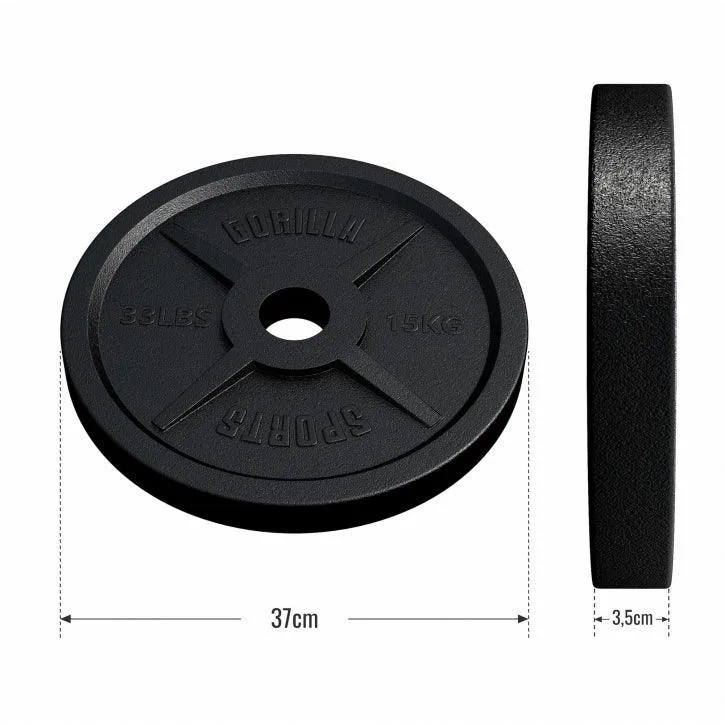 Hantelscheibe Olympia Gusseisen 50/51 mm