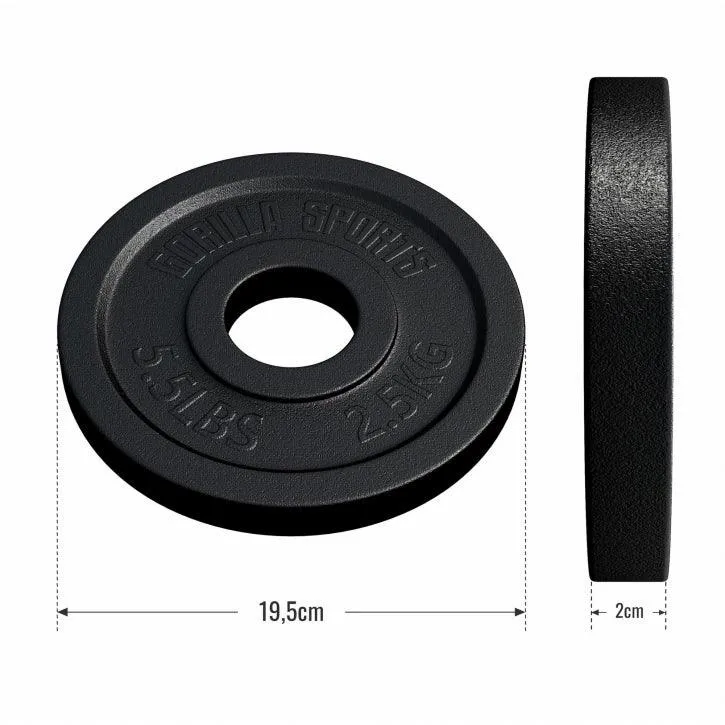 Hantelscheibe Olympia Gusseisen 50/51 mm