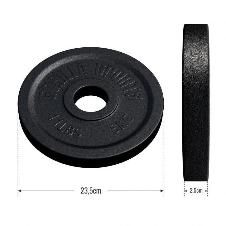 Hantelscheibe Olympia Gusseisen 50/51 mm