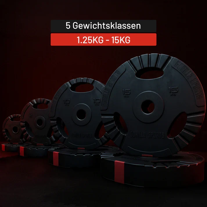 Hantelscheibe Kunststoff Gripper 50/51 mm 1.25-15 KG