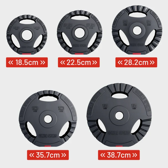 Hantelscheibe Kunststoff Gripper 50/51 mm 1.25-15 KG