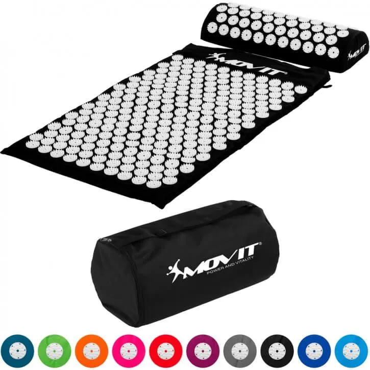 Akupressurmatte mit Kissen 75x44 cm